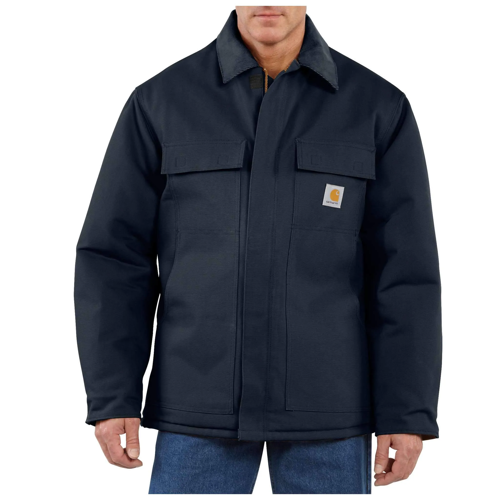 106674 - Carhartt Loose Fit Firm Duck Insulated Traditional Coat (Stocked In USA)