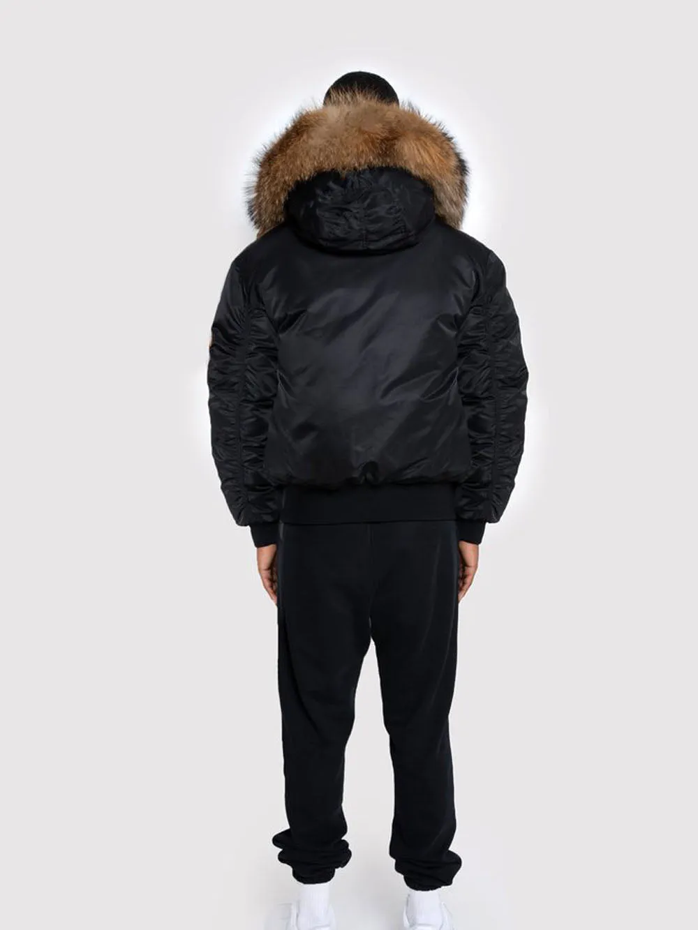 ARCTIC ARMY Classic Bomber Jacket Black