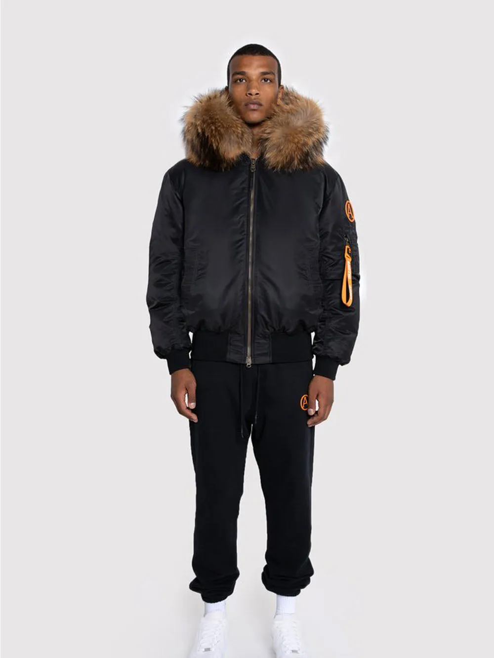 ARCTIC ARMY Classic Bomber Jacket Black
