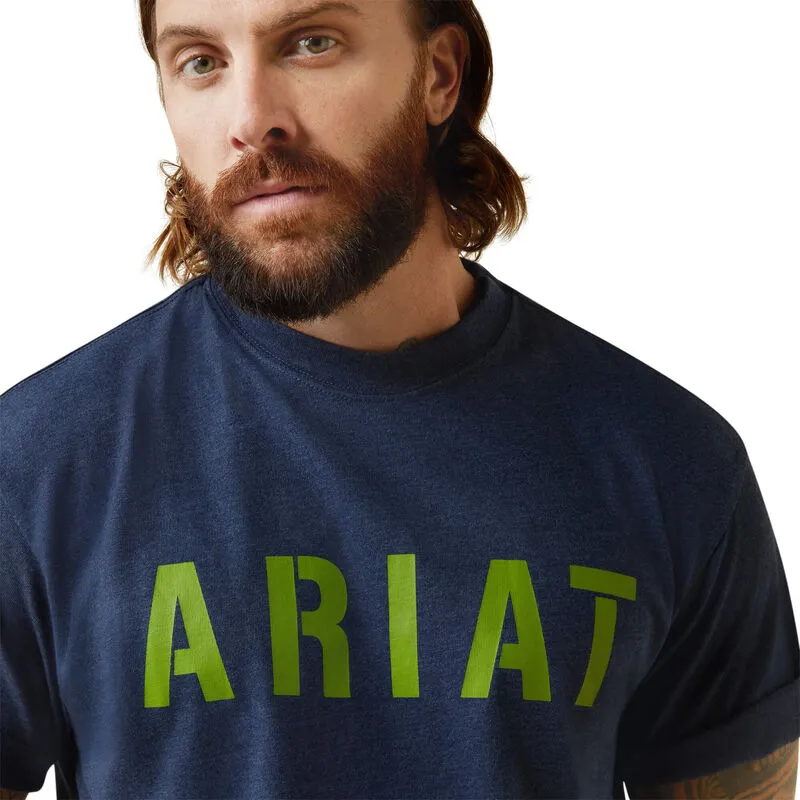 Ariat Rebar Cotton Strong Block Short-Sleeve T-Shirt