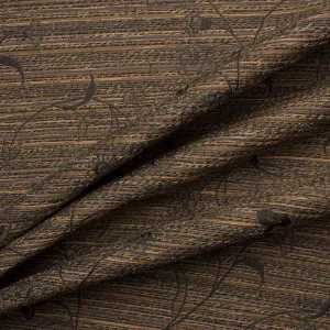 Brown Tone Embroidered Brocade