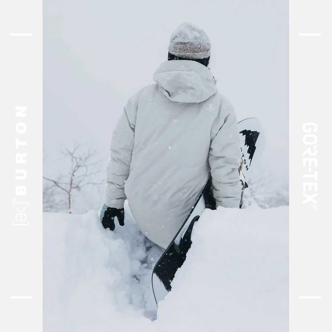 BURTON [ak] Gore-Tex 2L LZ Down Jacket 2025 - Gray Cloud