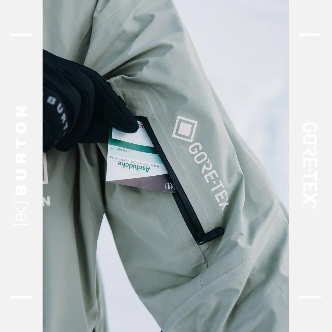 BURTON [ak] Gore-Tex 3L Hover Stretch Jacket 2025 - Petrol Green