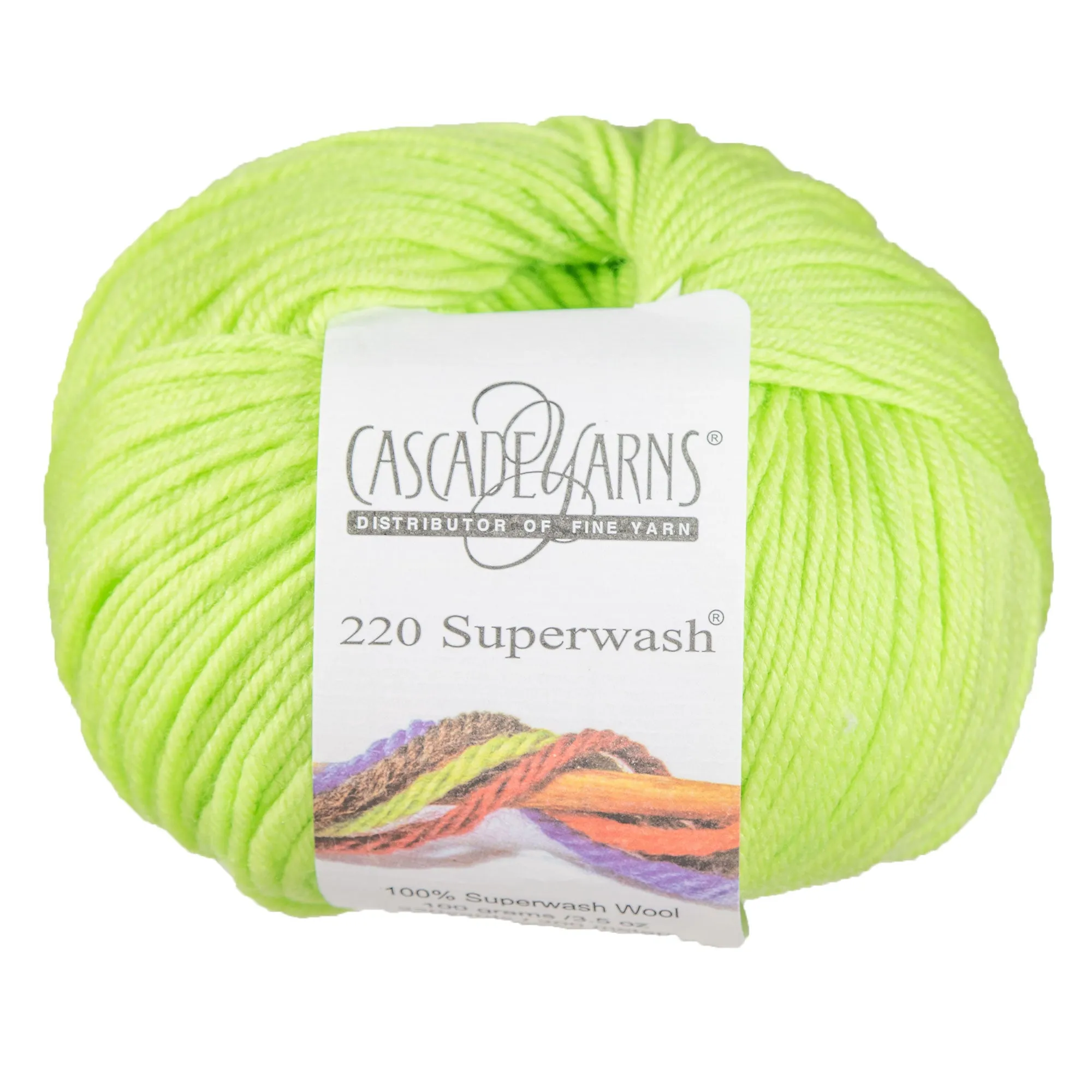 Cascade Yarns 220 Superwash Yarn - 0851 Lime