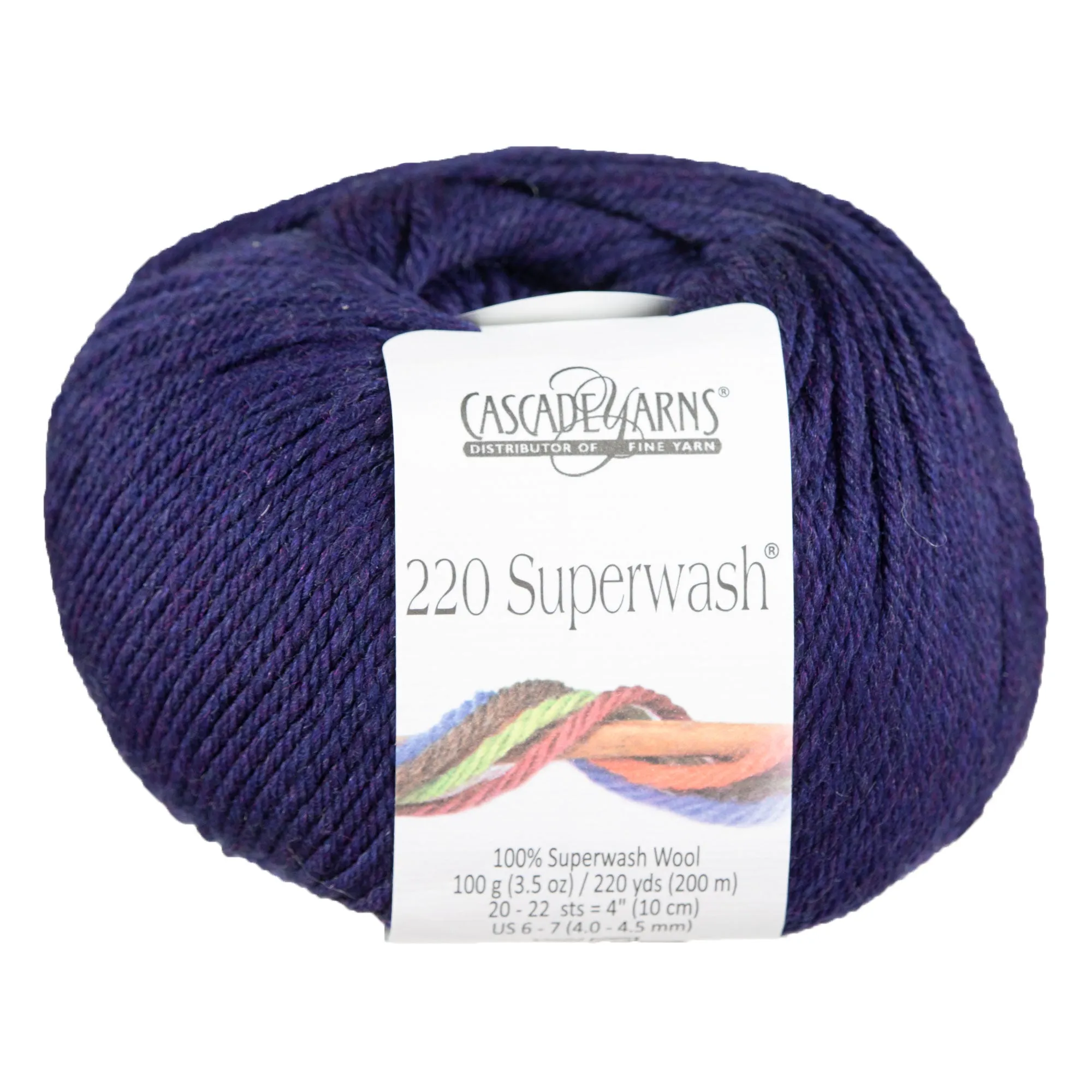 Cascade Yarns 220 Superwash Yarn - 1924 Midnight Heather
