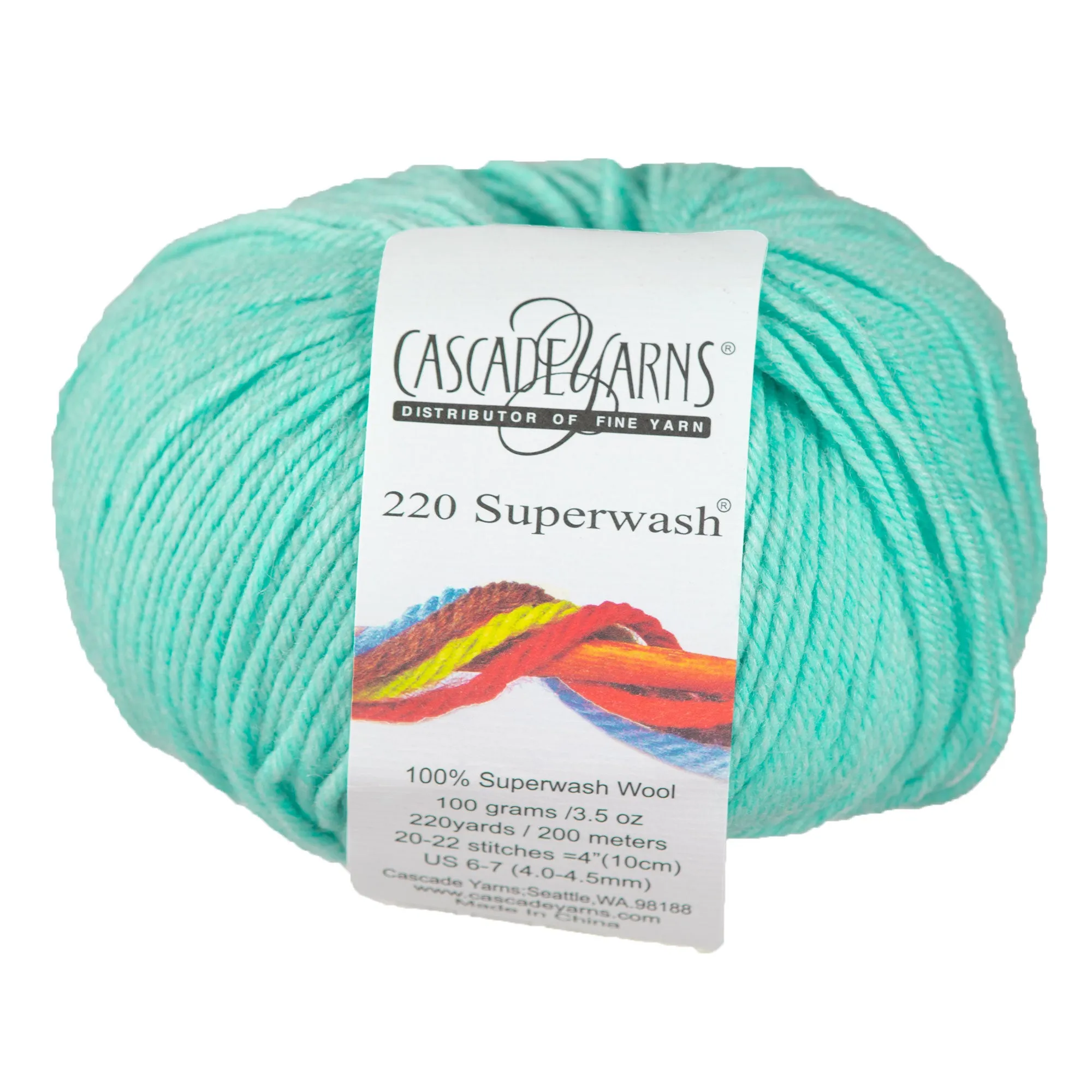Cascade Yarns 220 Superwash Yarn - 1973 Seafoam Heather