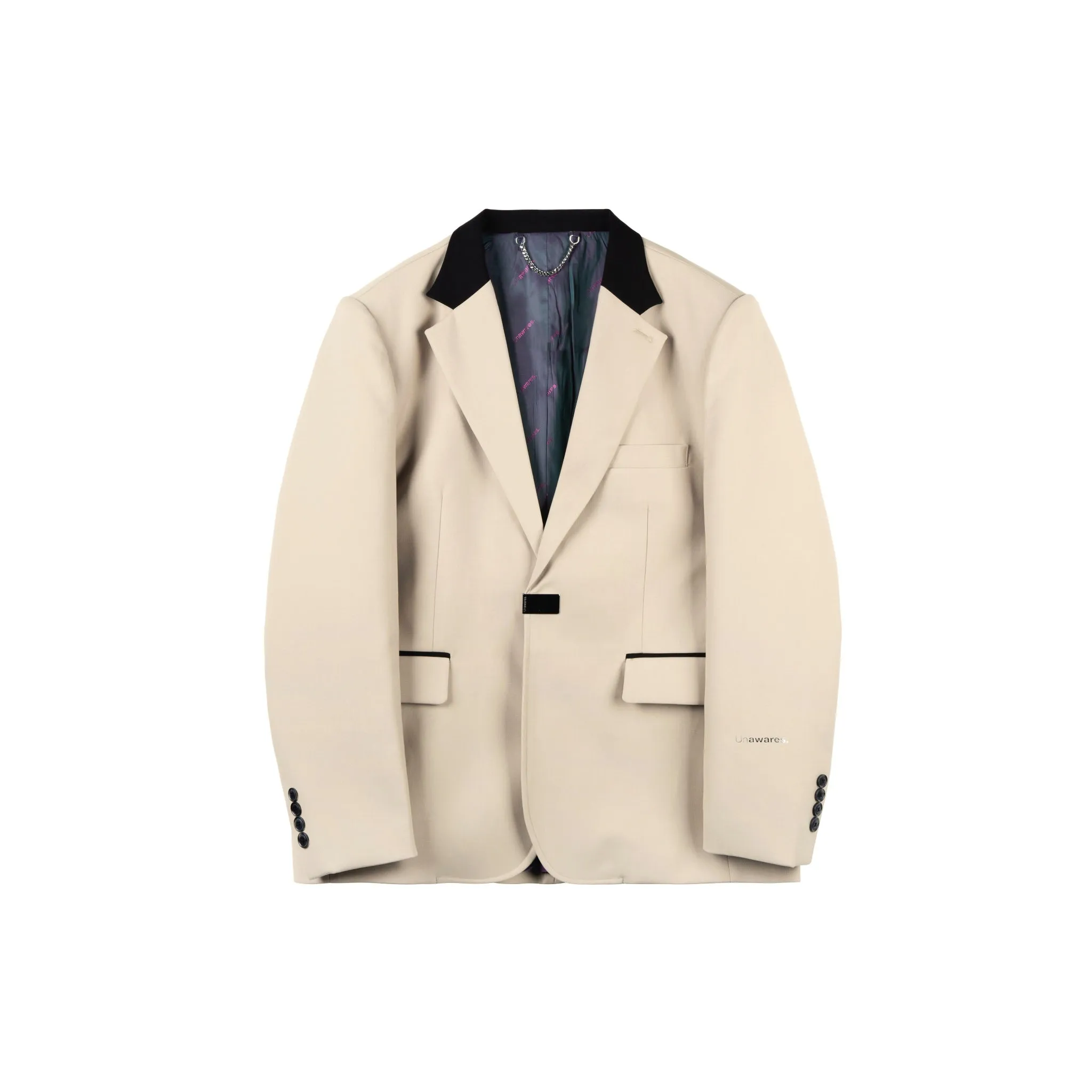 Collar Stitching Custom Adjustable Buckle Suit
