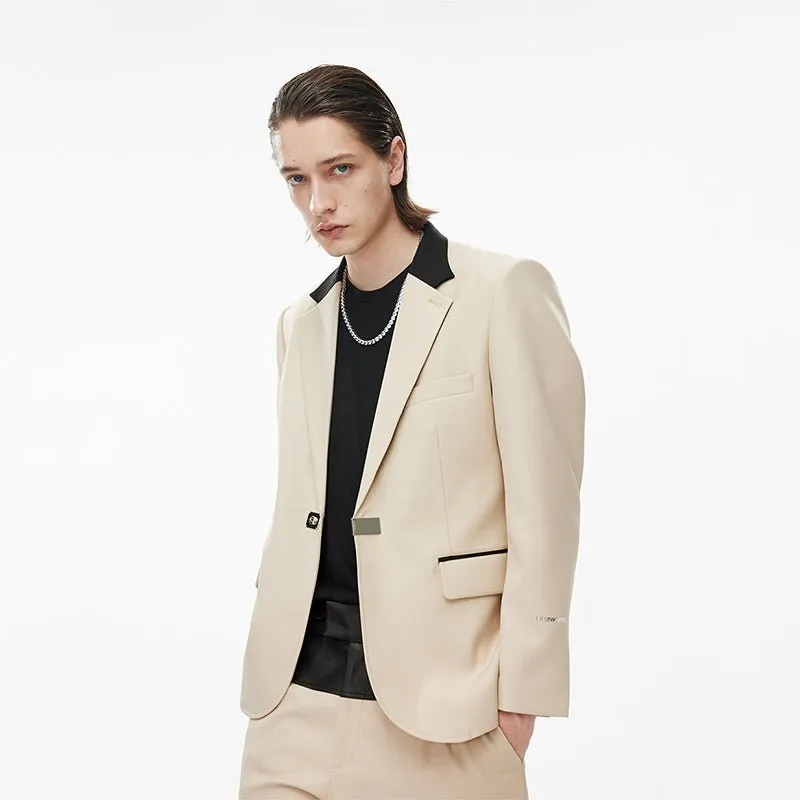 Collar Stitching Custom Adjustable Buckle Suit
