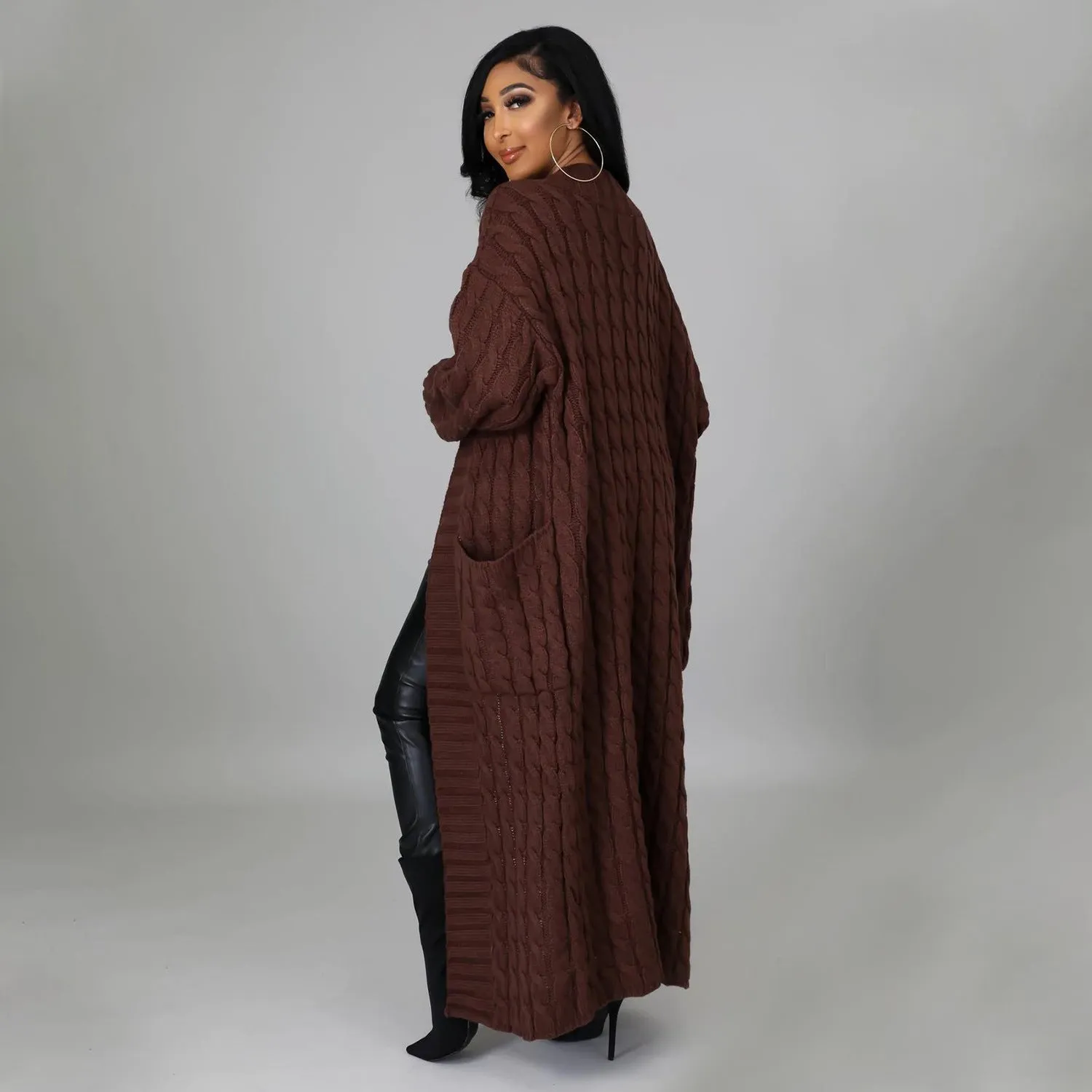 Fashion Casual Long Sleeve Sweater Jacket Wholesale Cardigan