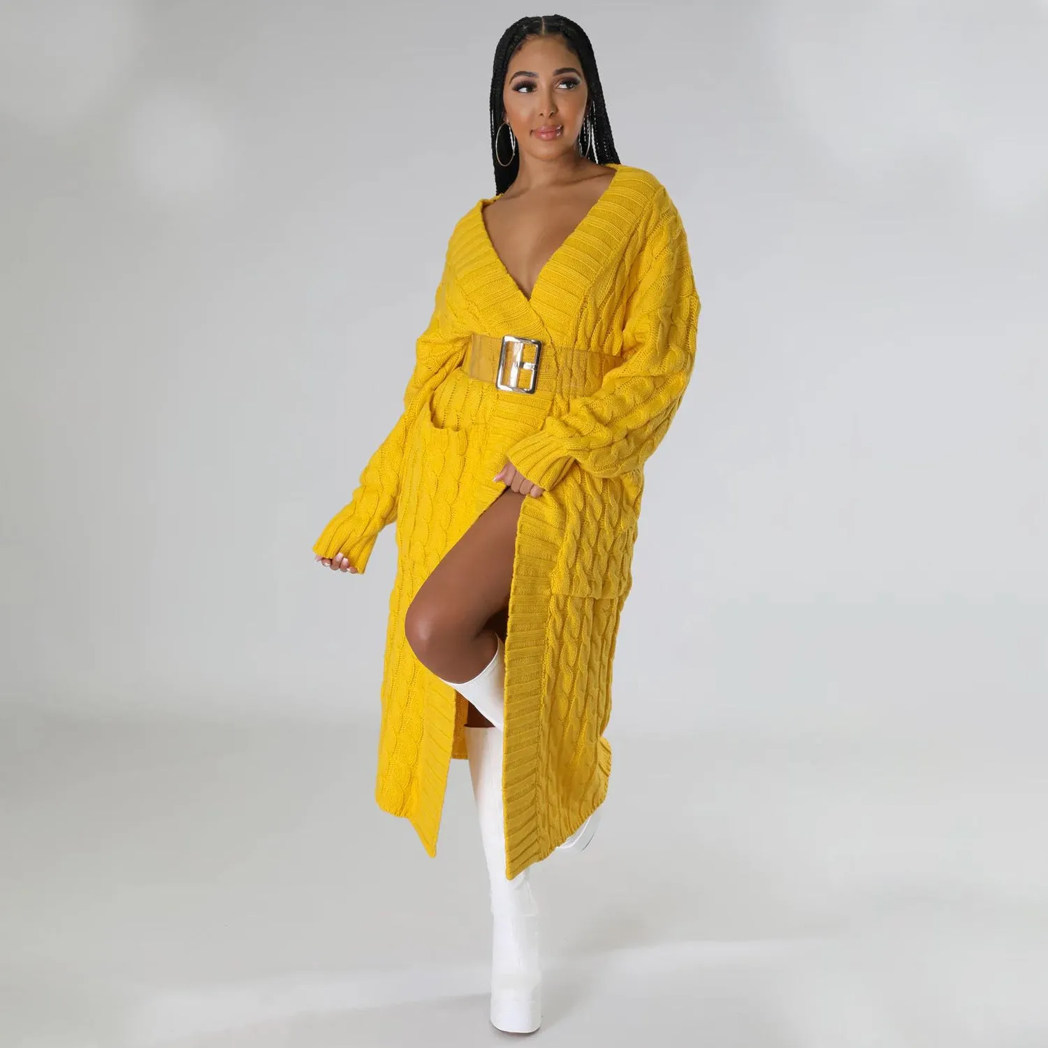 Fashion Casual Long Sleeve Sweater Jacket Wholesale Cardigan