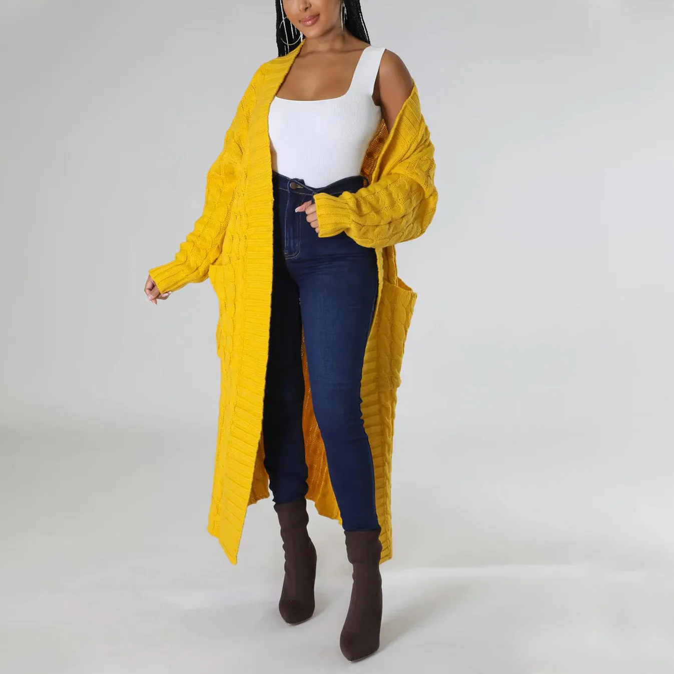 Fashion Casual Long Sleeve Sweater Jacket Wholesale Cardigan