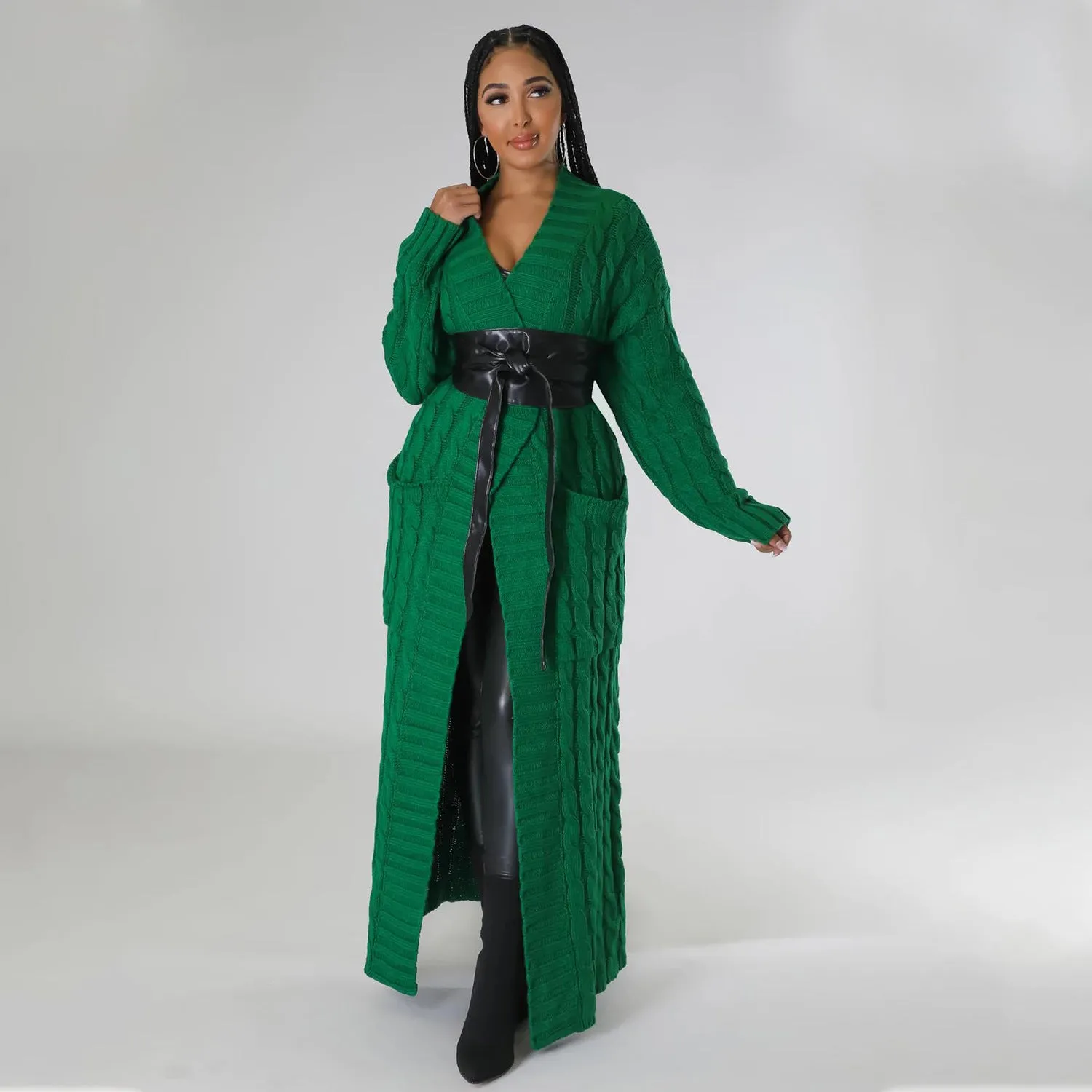 Fashion Casual Long Sleeve Sweater Jacket Wholesale Cardigan