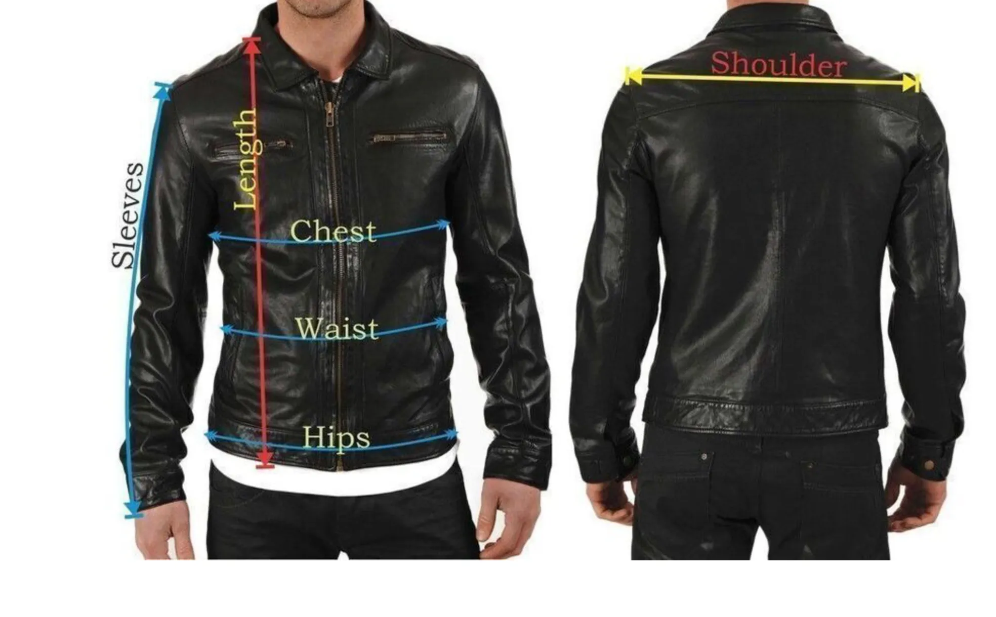 Genuine Brown Leather Bikers Vest