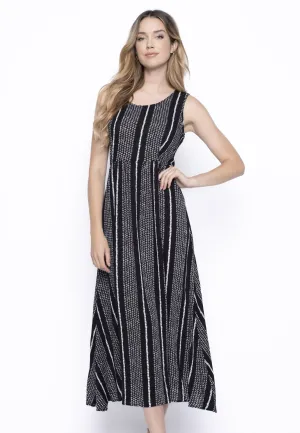 High-Waisted Sleeveless Dress