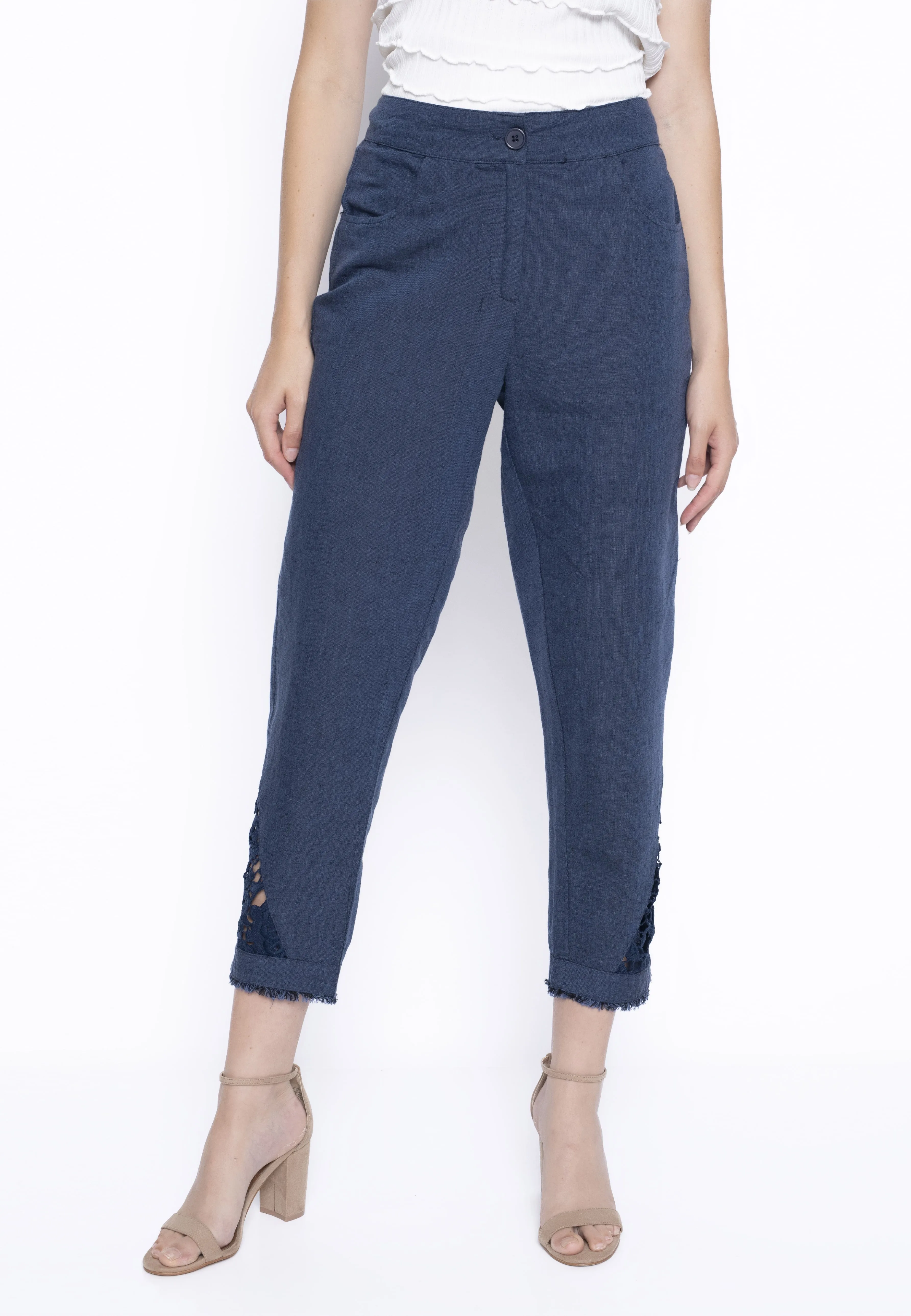 Lace Trim Pants