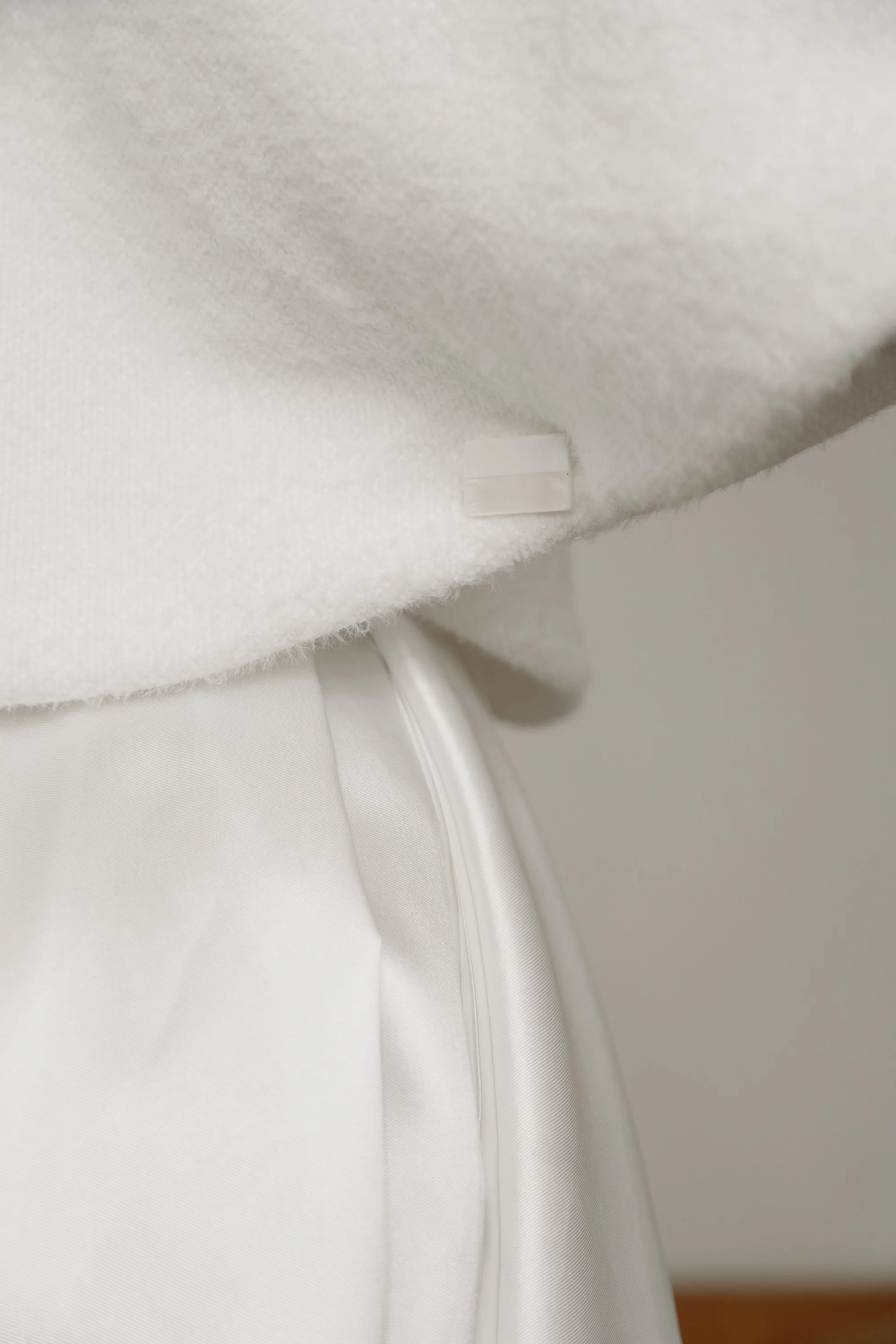 Light Ivory Cape K - 043 | Ready-to-Ship