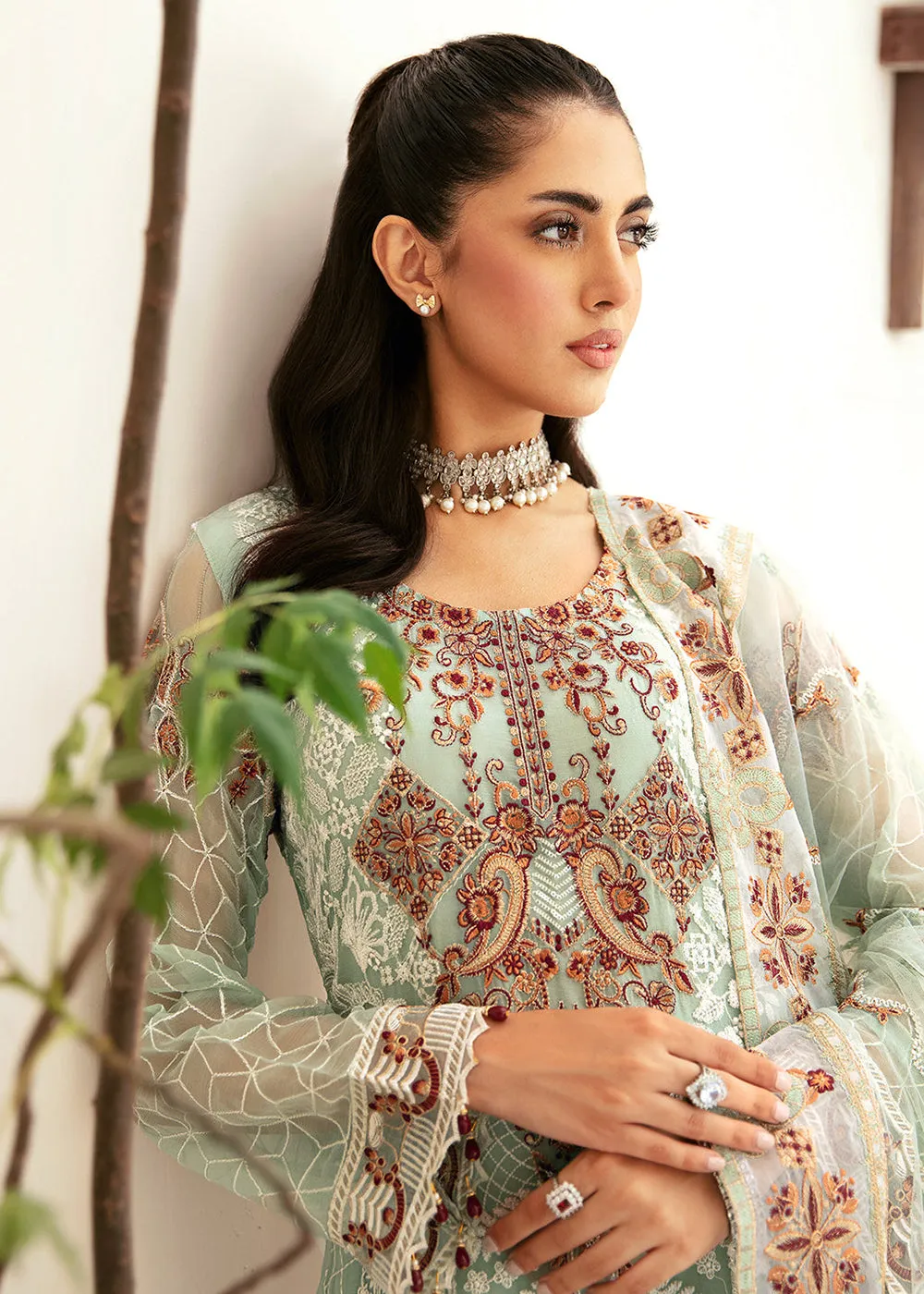 Luxury Chiffon Collection 2024 by Ramsha | F-2607
