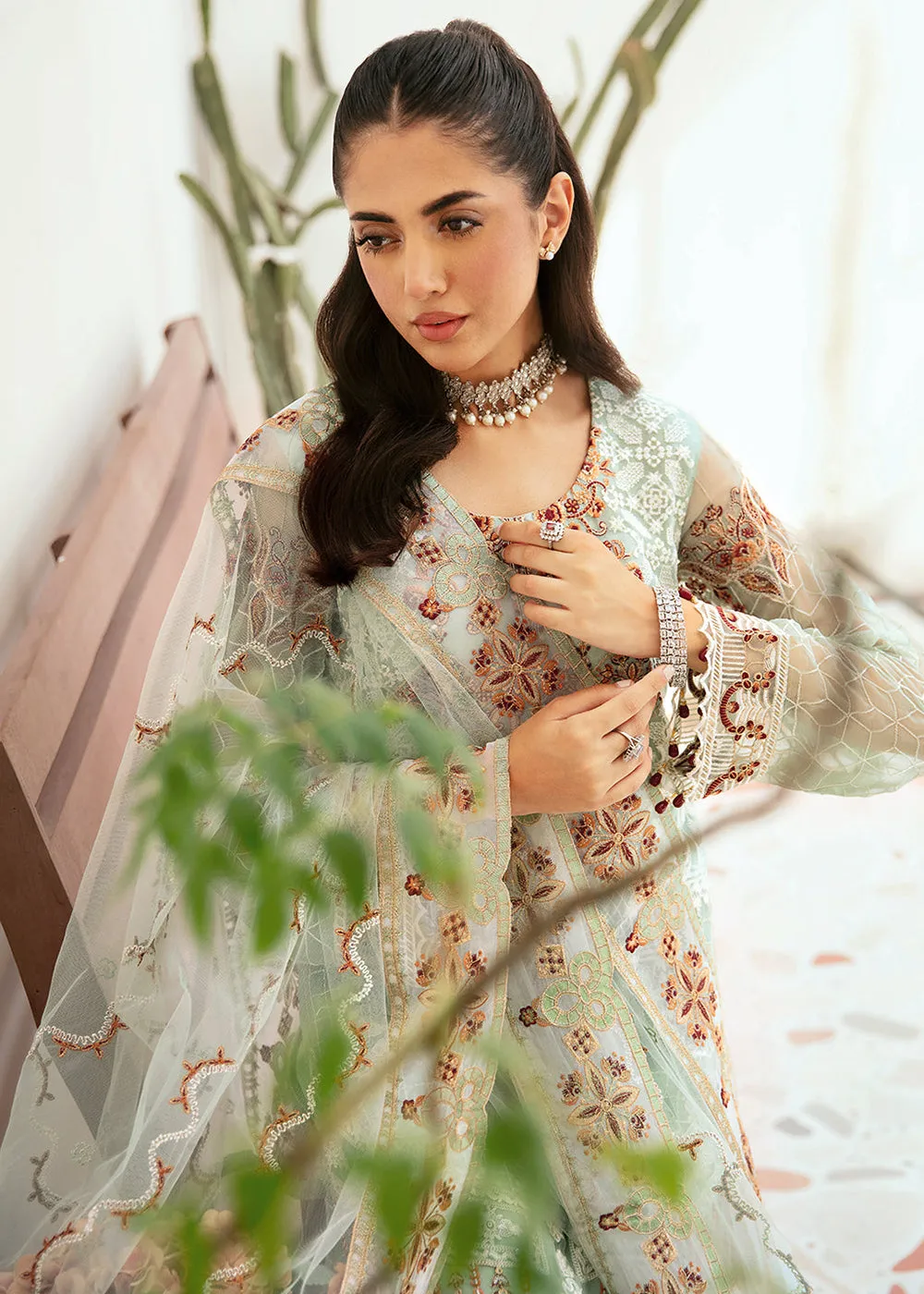 Luxury Chiffon Collection 2024 by Ramsha | F-2607
