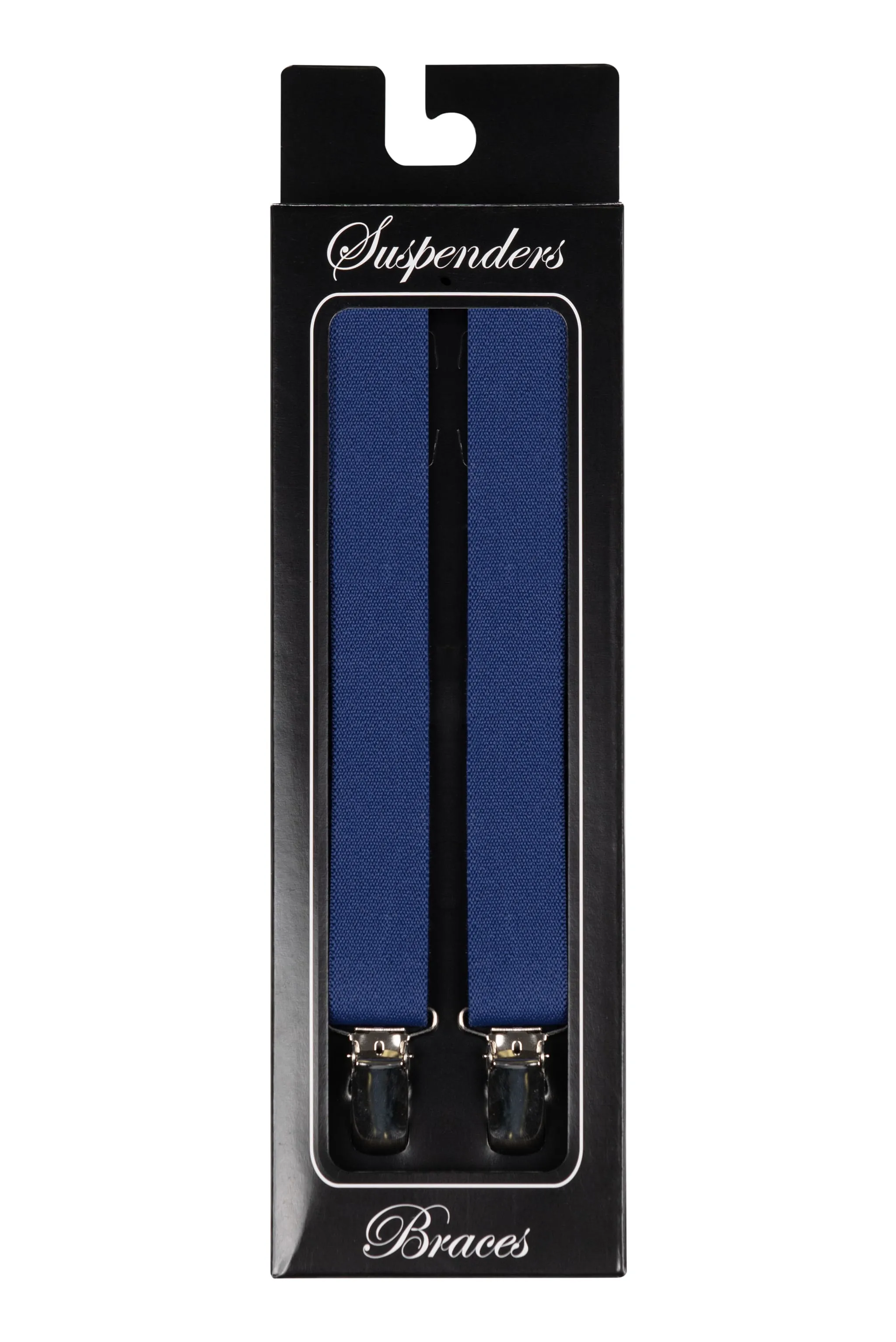 Men's Royal Blue Clip-on Suspenders