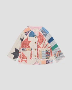 MINI VEGA JACKET IN FLOWER PATCHWORK