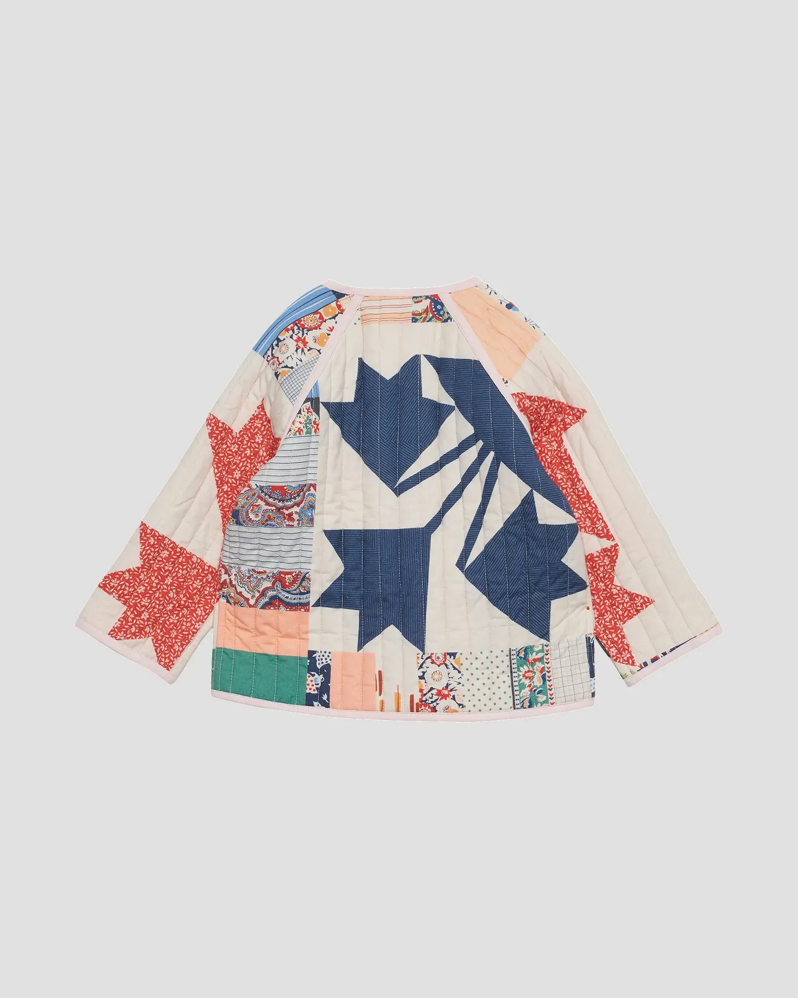 MINI VEGA JACKET IN FLOWER PATCHWORK