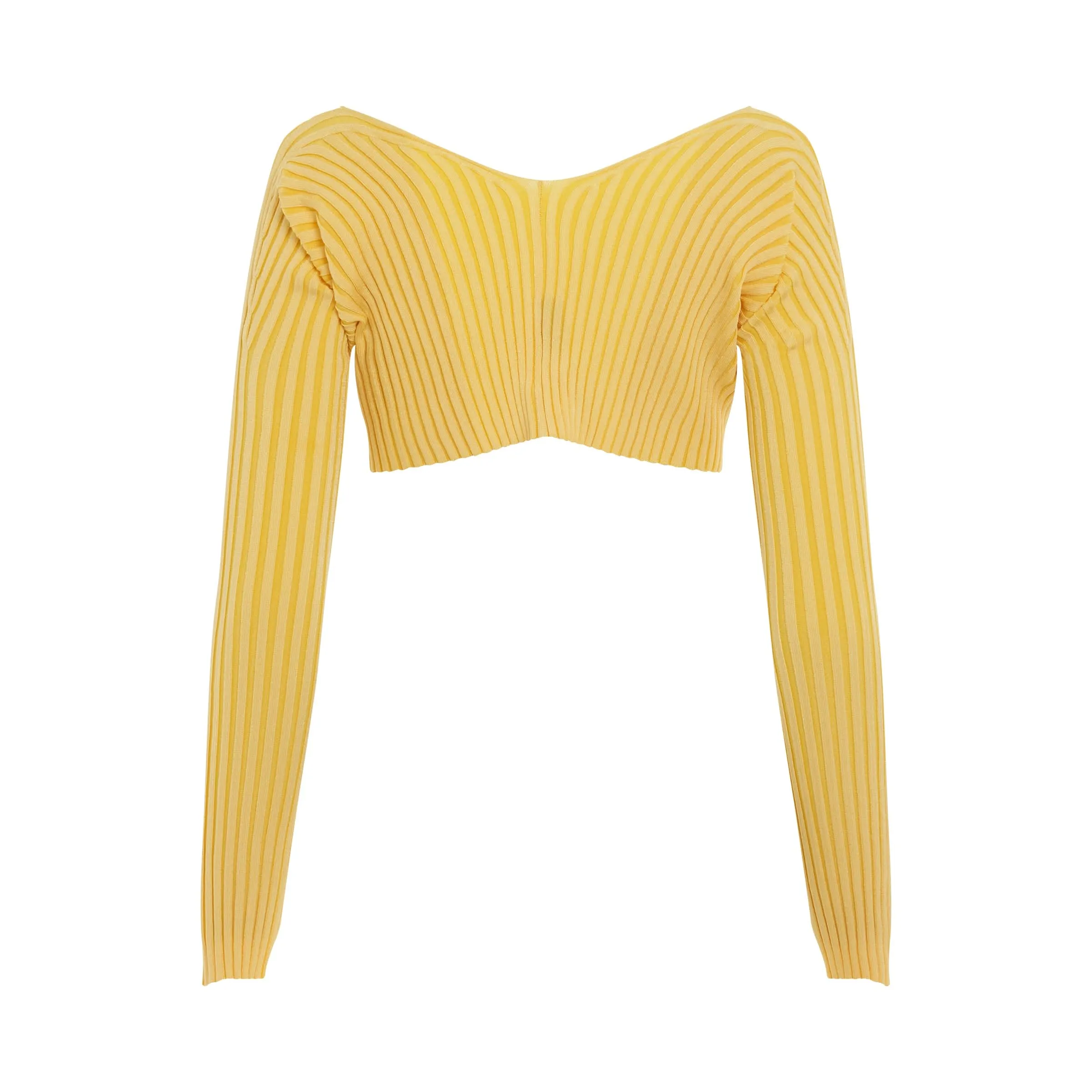 Pralu Micro Charm Cardigan in Light Yellow