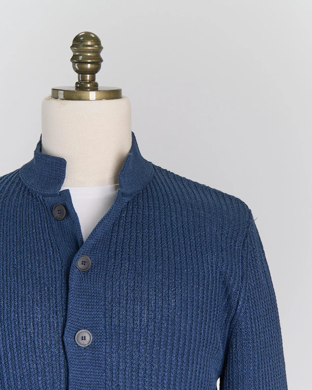 Reverse Linen Boatbuilder Jacket Sweater