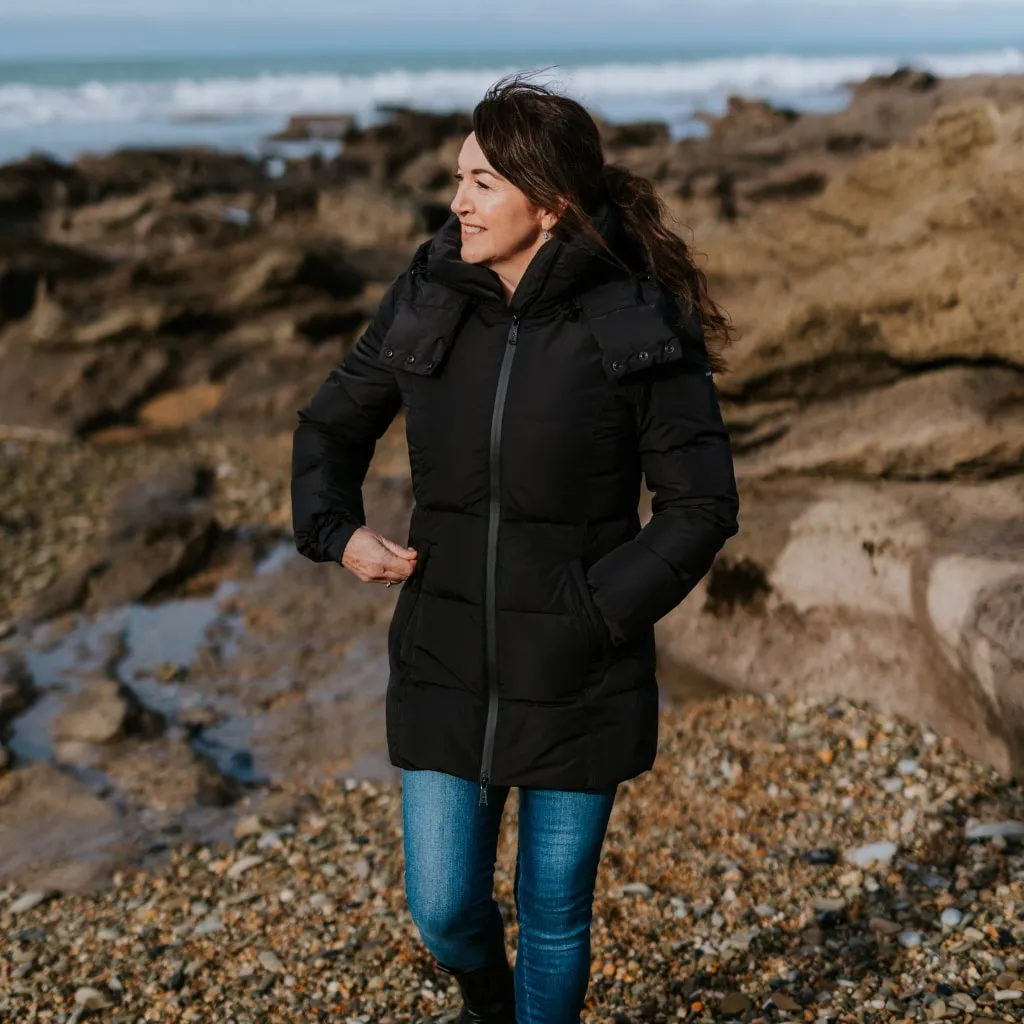Riley Women's Sorona Down Arctic Coat - Black