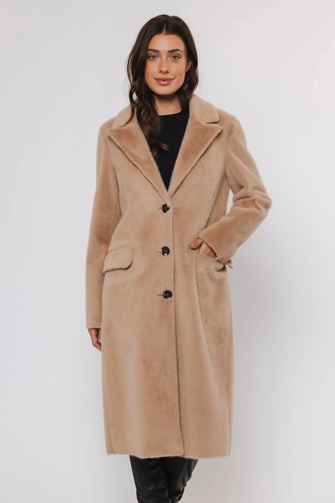 Rino and Pelle Saami coat -Sand