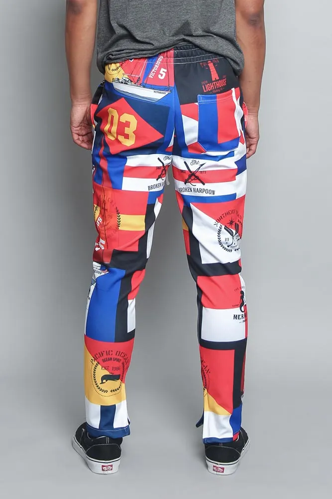 Sailing Flag Track Pants