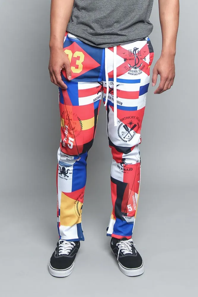 Sailing Flag Track Pants