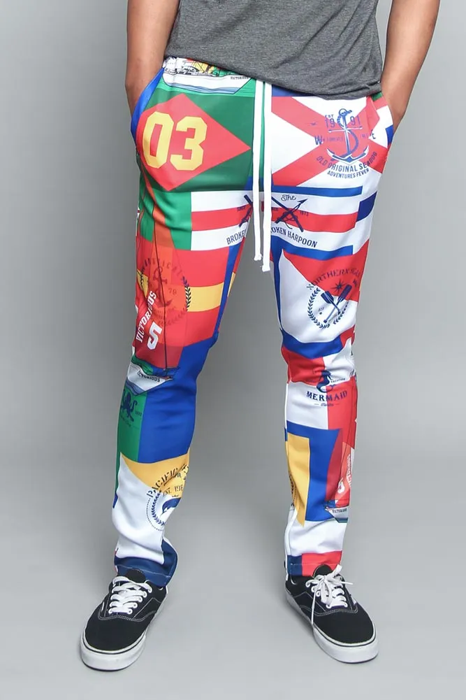 Sailing Flag Track Pants