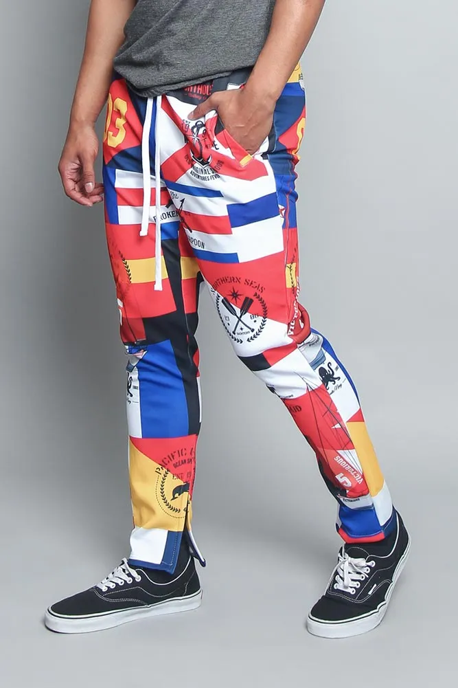 Sailing Flag Track Pants