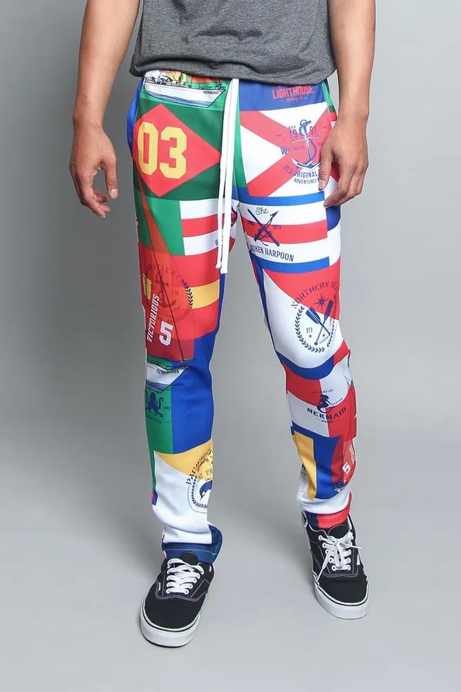 Sailing Flag Track Pants