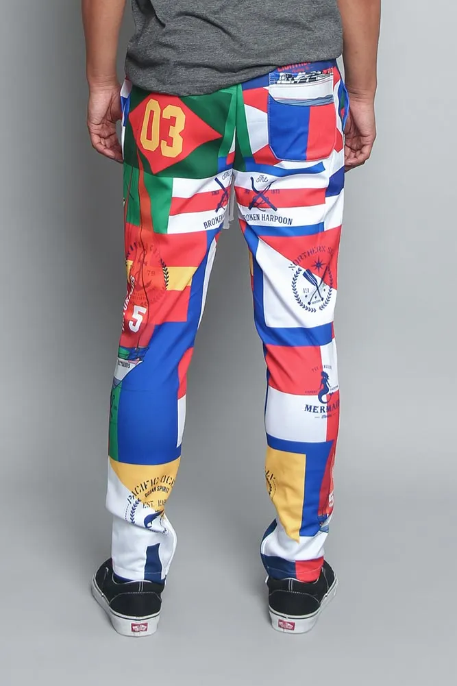 Sailing Flag Track Pants