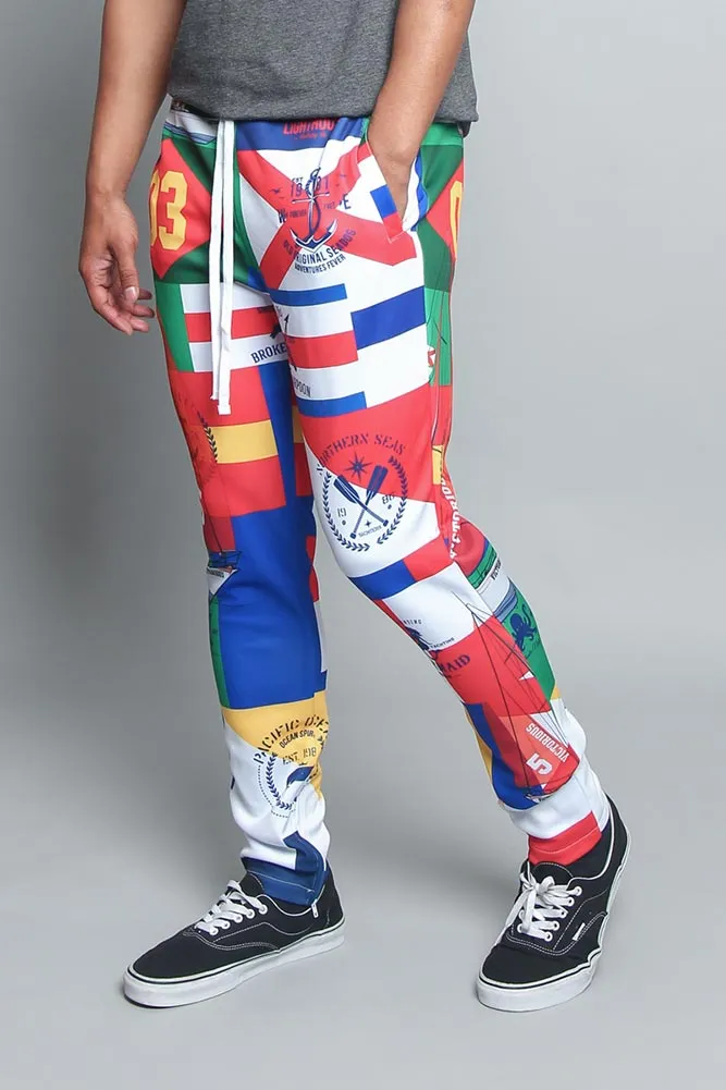 Sailing Flag Track Pants