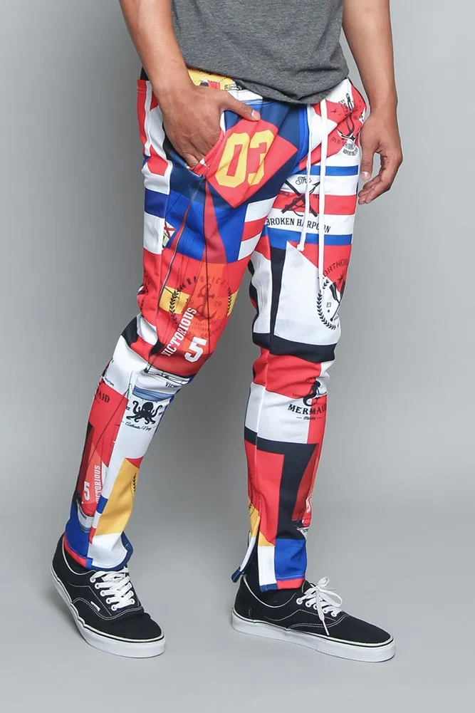 Sailing Flag Track Pants