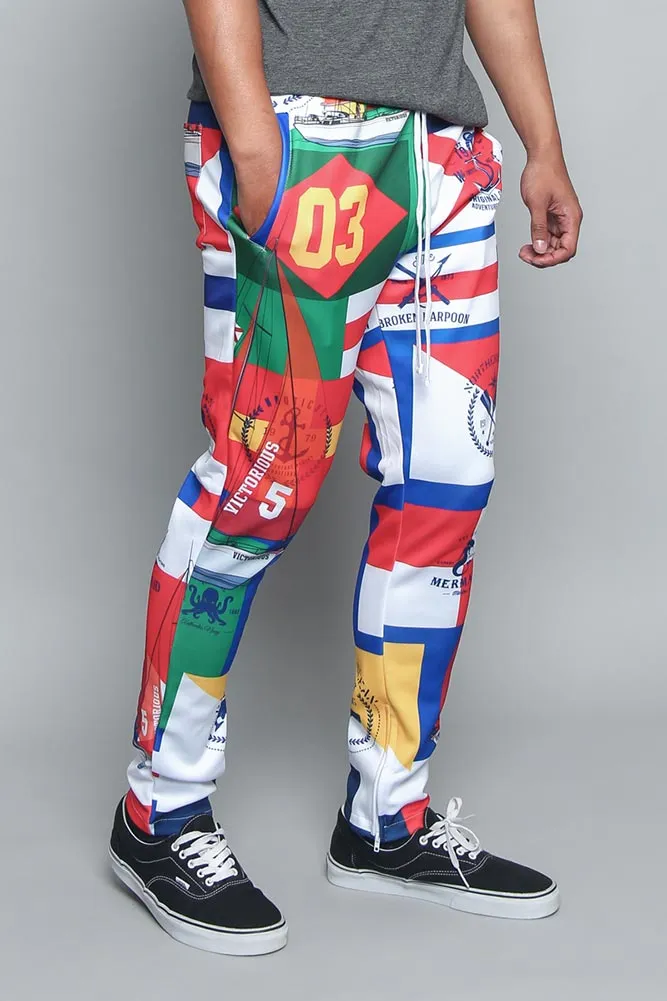 Sailing Flag Track Pants