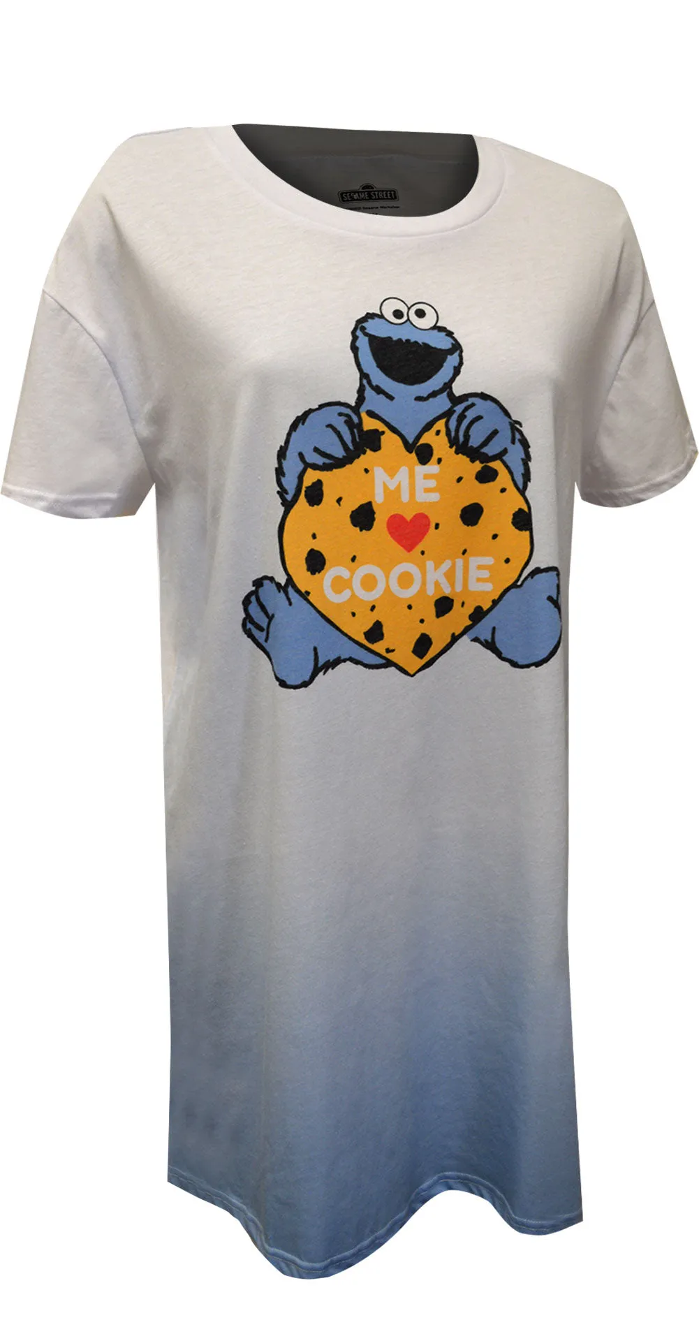 Sesame Street Cookie Monster Me Love Cookies Nightgown