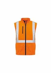 SYZMIK Unisex Hi Vis 2 in 1 X Back Soft Shell Jacket - ZJ680