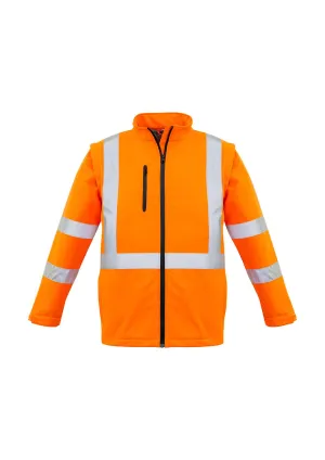 SYZMIK Unisex Hi Vis 2 in 1 X Back Soft Shell Jacket - ZJ680