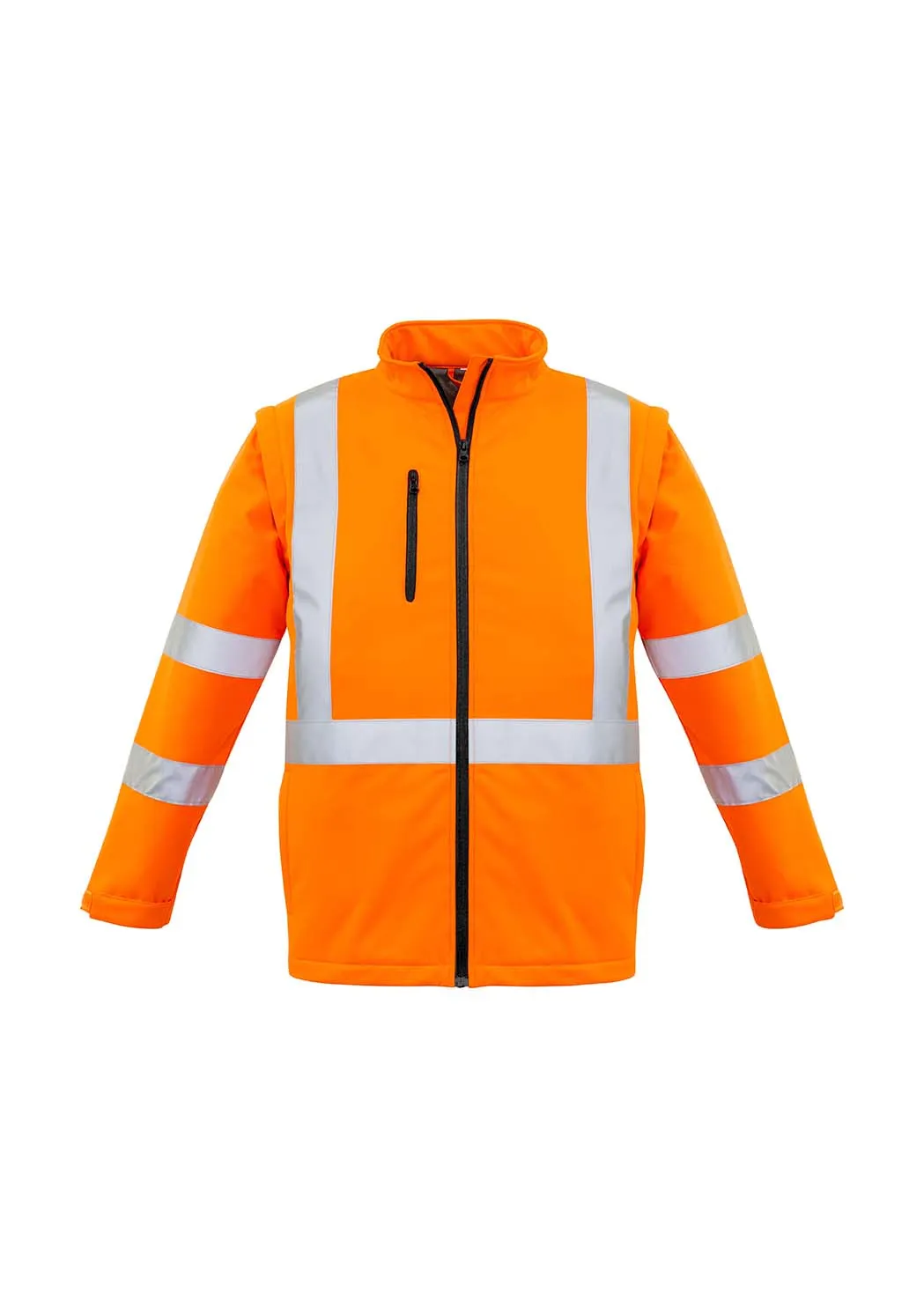 SYZMIK Unisex Hi Vis 2 in 1 X Back Soft Shell Jacket - ZJ680