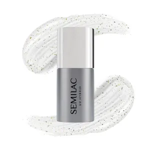 Top No Wipe Blinking T16 - Gold & Green Flakes - 7 ml