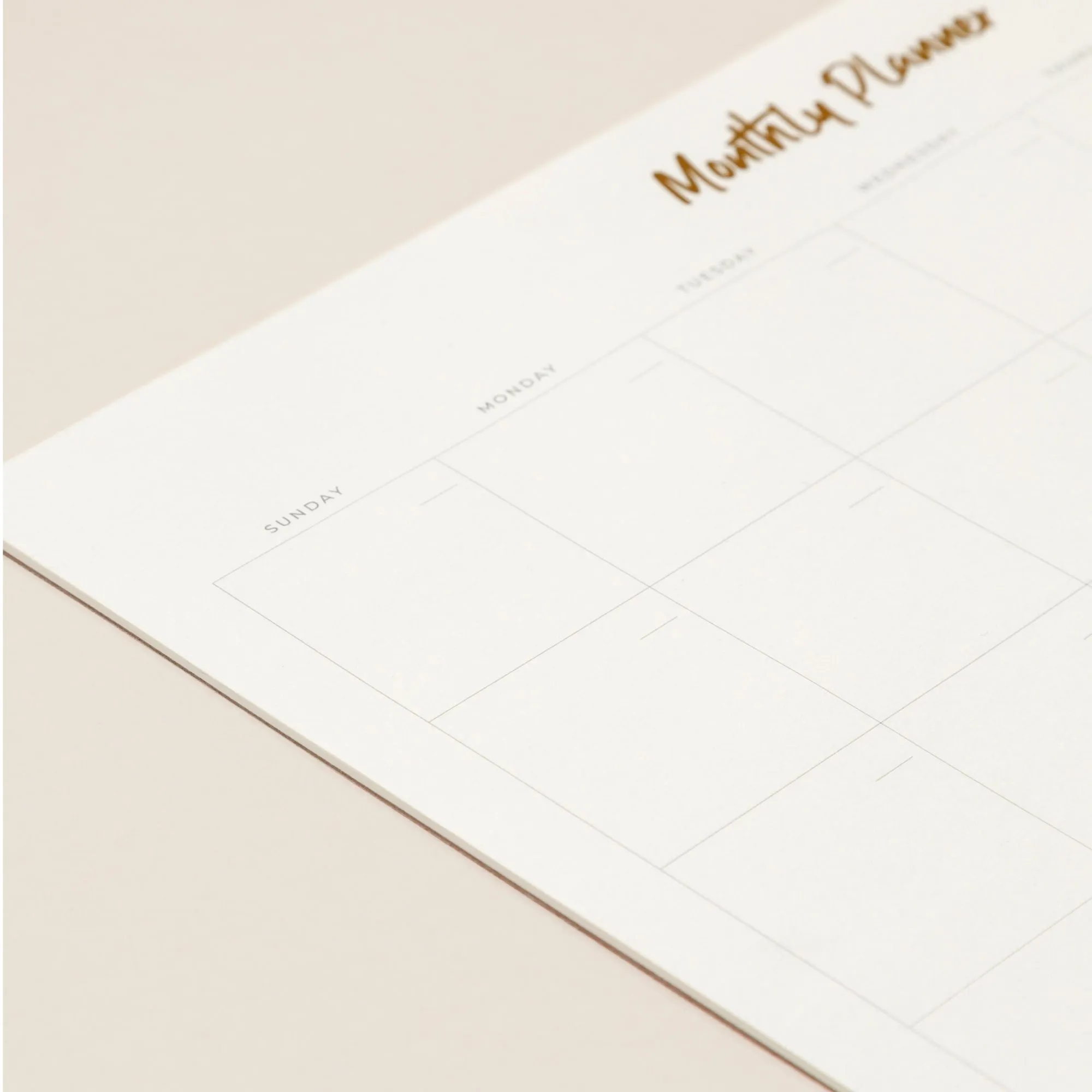 U Brands OC Brights Undated Desktop Calendar