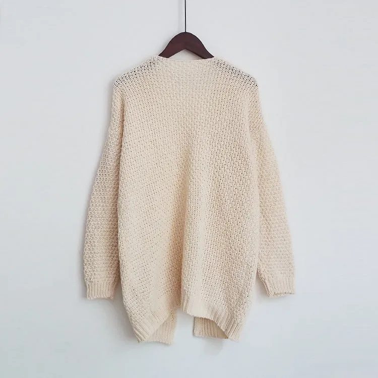VenusFox Long Long Sleeve Knitted Sweater Cardigans