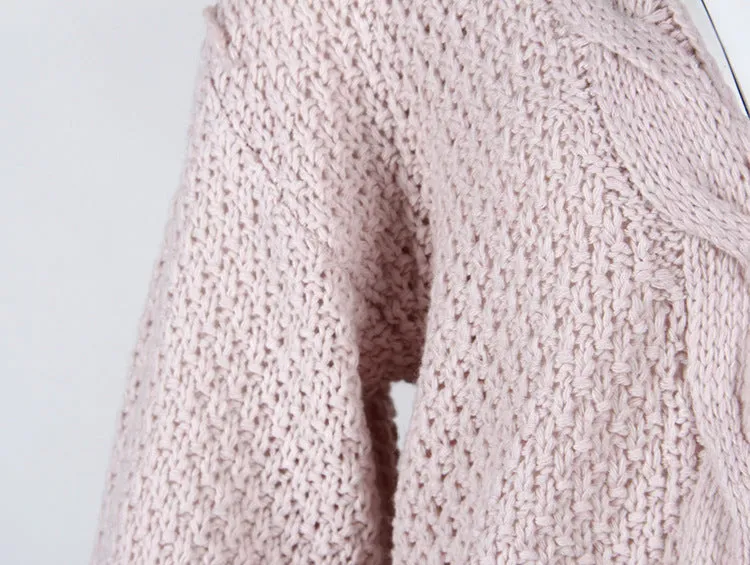 VenusFox Long Long Sleeve Knitted Sweater Cardigans