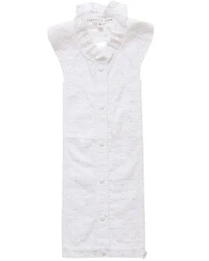 Violaine Eyelet Dickey - White