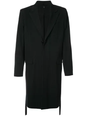 Virgin Wool Cotton Coat Laine