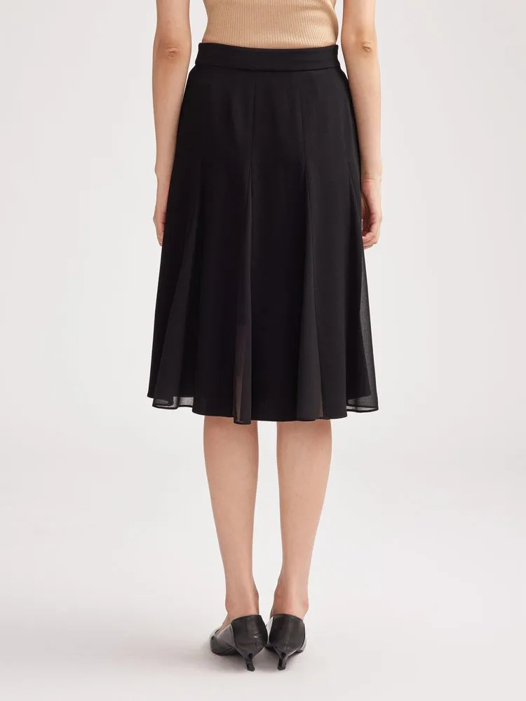 YAYING Elegant Black Skirt