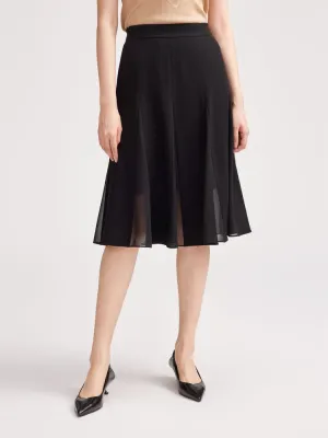 YAYING Elegant Black Skirt